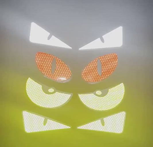 Monster Eyes Car Reflective Stickers Pack of 1